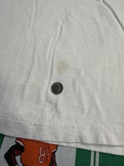 Vtg 90s Hanes Heavyweight Bugs Bunny Looney Tunes Basketball White Men’s L Tee