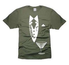Mens Bartender shirt Bartender Texudo Shirt Bartender Funny Shirts Bartender Tee