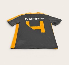 HOLLISTER McLaren Formula 1 Team #4 Norris Jersey Black Orange Size M Boxy Fit