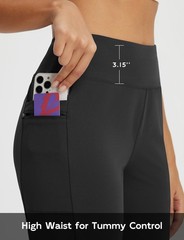 Women’s Bermuda Shorts 12″ Long Knee Length Running Athletic High Waist Zippe…