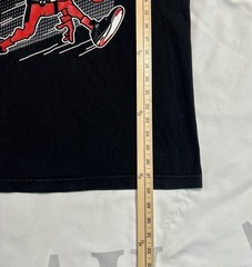 Original Rufnek Deadpool Jumpman Parody T-Shirt Men’s LG Black Bulls Streetwear