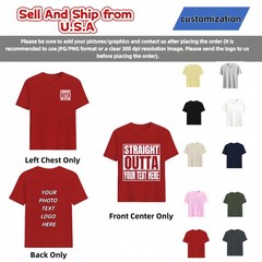 Custom Father’s Day T-shirt Gift, Personalized Name, Photo Image Tee for Daddy