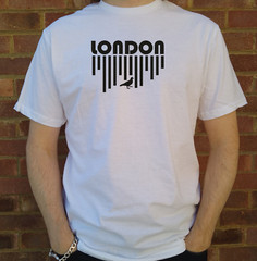 London T-Shirt – Pigeon, Various Colours, Retro Souvenir, S-XXL