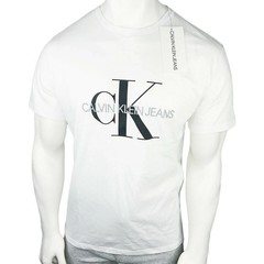 MSRP $54.99 NWT CALVIN KLEIN MENS WHITE CREW NECK SHORT SLEEVE T-SHIRT SIZE L XL