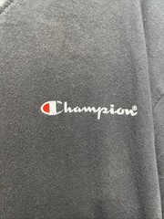 Champion Authentic Athleticwear Mens Long Sleeve Pullover Logo T Shirt, Black XL