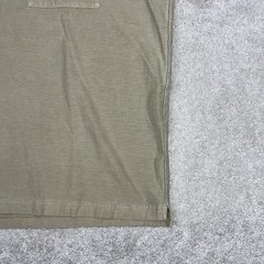 KITH Men’s Quinn Data Taupe Beige Heavyweight Logo Pocket Cotton Tee Shirt XL