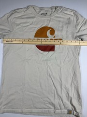 Carhartt Shirt Mens Small White Relaxed Fit Sunset Logo Graphic Loose fit Tee