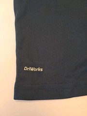 New Athletic Works Men’s T-Shirt Navy Blue 5XL Polyester DriWorks Breathable