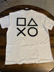 Playstation PS1 Logo T-Shirt Mens Medium White NWT Retro Gaming American Eagle