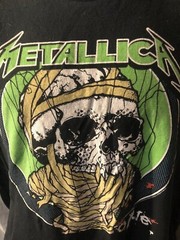 RARE Bay Island Sportswear Brand Metallica ONE Band Tee (2013) SIze M Retro