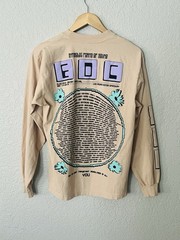 EDC Las Vegas T-shirt Size Small Insomniac Licensed Unisex Long Sleeve Beige