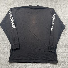 Deathwish Shirt Mens XL Black Logo Graphic Long Sleeve Tee Tagless Skateboard