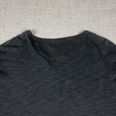 Vince Shirt Mens XL Gray Short Sleeve Henley Tagless Lightweight Cotton Jersey
