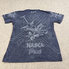 Nasca Lines Peru Shirt Mens Large Gray AOP Graphic Souvenir Rufyar’s