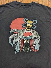 CM Punk Big Trouble in Little China Wrestling Parody SHIRT (Large) 21×28