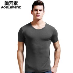 Men’s Short Sleeve Top Tee Modal T-Shirt Round Neck Classic Jerseys Clothing