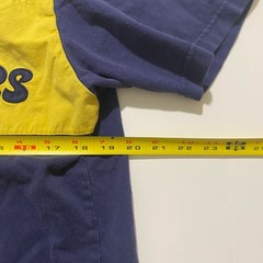 Cookies navy yellow logo graphic t-shirt men’s short sleeve Size L