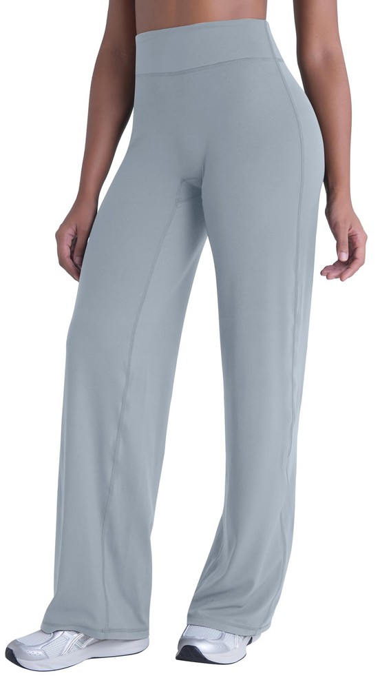 Butt Lifting Wide Leg Yoga Pants – High Waist, No Front Seam, Tummy Control, …