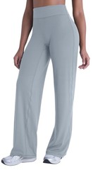 Butt Lifting Wide Leg Yoga Pants – High Waist, No Front Seam, Tummy Control, …