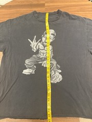 Vintage Tupac Distressed Tee Sz Large Black 90s Rap Tee Cartoon Caricature 2Pac