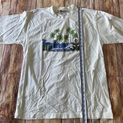 VTG 90s Tshirt Mens Large Indonesia Graphic Tee White Y2K Grunge Retro