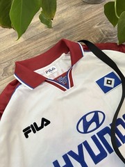 Hamburg 1999 2000 Home Soccer Jersey Football T-Shirt Fila Vintage Size XL-XXL