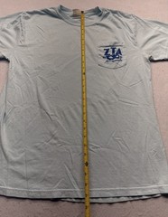 Zeta Tau Alpha ZTA Sorority Masquerade 2023 Formal DJ Pocket T-Shirt Blue Large