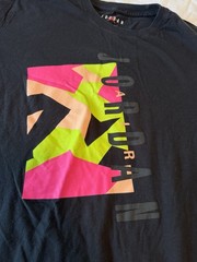 Jordan Men’s Crew Shirt AJ JSW Pattern Cotton Size M