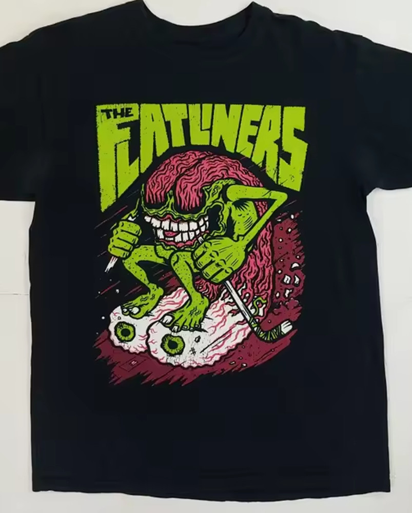 NEW The Flatliners band black T-shirt short sleeve All sizes Unisex 1F1764