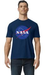 NASA T-shirt Mens Graphic Tees Clothing Apparel Astronaut Space Travel NASA Logo