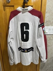 Supreme SS22 Rugby Polo Long Sleeve Pre Owned Excellent 100% Authentic Size XL
