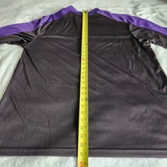 JMU Dukes 2XL Pullover Shirt Long Sleeve XXL Purple Black Colosseum Men’s
