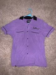 Rare Full Send Nelk Boys Bowling Shirt Men’s Large “Where’s The Eight Ball?”