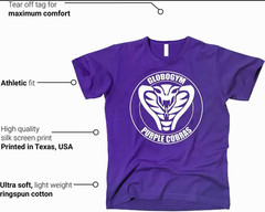 Men’s Globogym Purple Cobras t-shirt DodgeBall A True Underdog Story – Size: XL