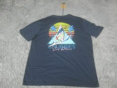 Chubbies Shirt Mens XL Blue NWT Main Sail Crew Neck Graphic Print Short Sleeve