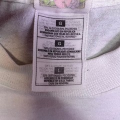 VTG 90s Common Ground Graphic Shirt Mens L White Single Stitched Dave Barnhouse