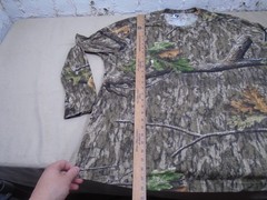Mens Moasy Oak Country Roots Camo T Shirt Long Sleeve Hunting Outdoor Size 3XL