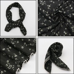 Cotton Bandanas for Women Girls Floral Head Scarf 21×21 Inch Daily Party Set