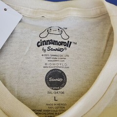 NEW Hello Kitty’s Sanrio CINNAMON ROLL T-Shirt Size Adult Large