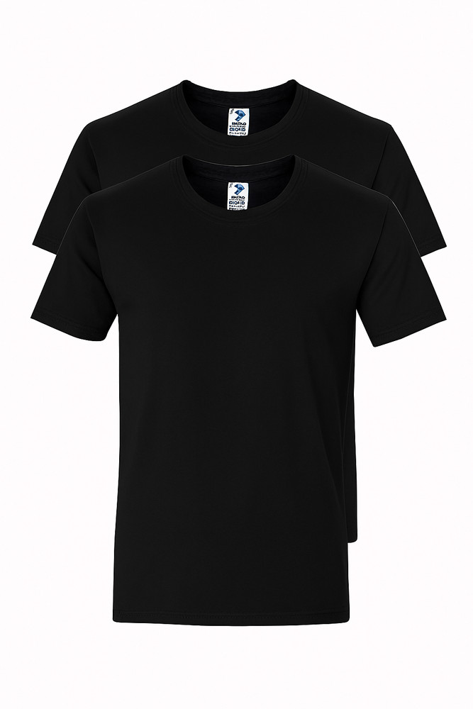 Men’s Black crew neck t-Shirts| white |multipack | Soft Cotton | 4X – Large