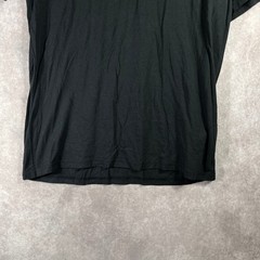 Quince Shirt Mens Large Black Short Sleeve V-Neck Minimalist Casual Everyday