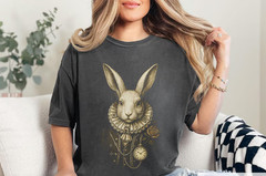 The White Rabbit Tshirt, Vintage Alice Adventures In Wonderland shirt