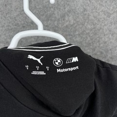 PUMA BMW Shirt Mens Small Black Short Sleeve Crew Neck Motorsport Graphic Print
