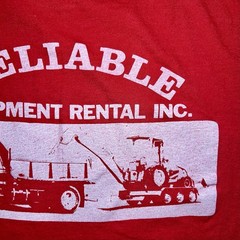 VTG 60s 70s Hi Cru Stedman Red Graphic Tee Single Stitch USA Mens L