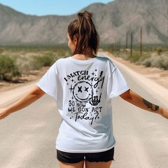 I Match Energy Tshirt , Oversize Shirt, Positive Vibes Tshirt, Gift Tee