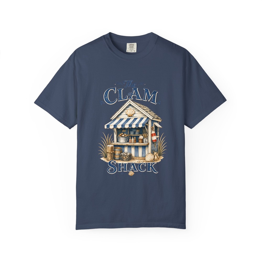 Clam Shack Shirt, Comfort Colors Coastal Tee, New England Beach Town Gift