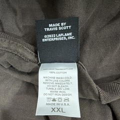 Travis Scott Cactus Jack The Max Men’s Brown Graphic Logo Crew Tee 2XL