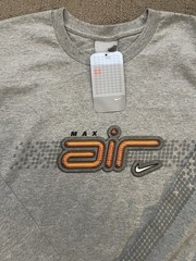 Old School Air Max Nike Long Sleeve Shirt – Size Large (Fits Big) – Gray