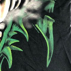 Liquid Blue Double Sided AOP Red Dragon Green XL 1996 Single Stitch Shirt VTG