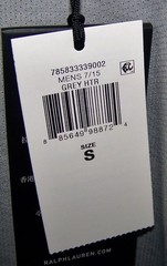 NEW RALPH LAUREN RLX Long Sleeve Tee Shirt GALLOWAY NATIONAL GOLF CLUB Sz S Gray